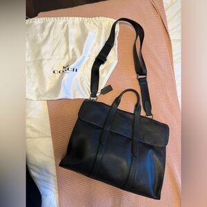 Coach Metropolitan Briefcase in Pebble Leather